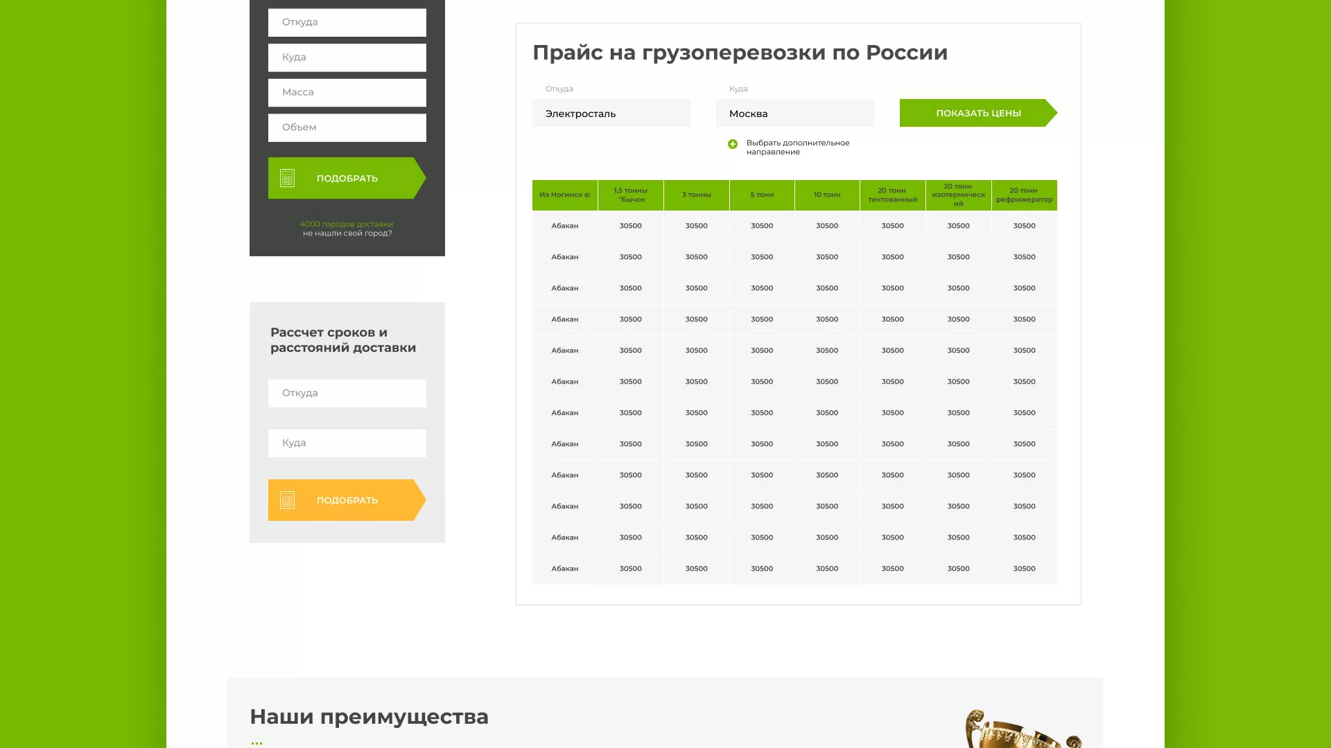 Разработка логотипа и сайта компании «Инком-Логистика» в Каменск-Шахтинске