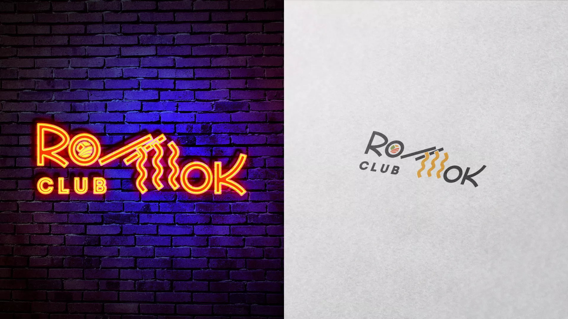 Создание логотипа суши-бара «Roll Wok Club» в Каменск-Шахтинске